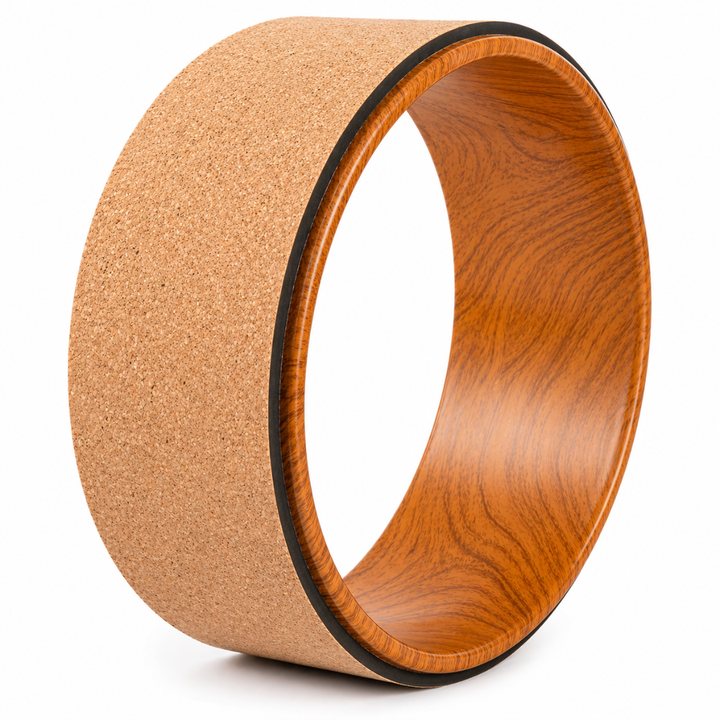 Cork Yoga Pilates Wheel Ροδα