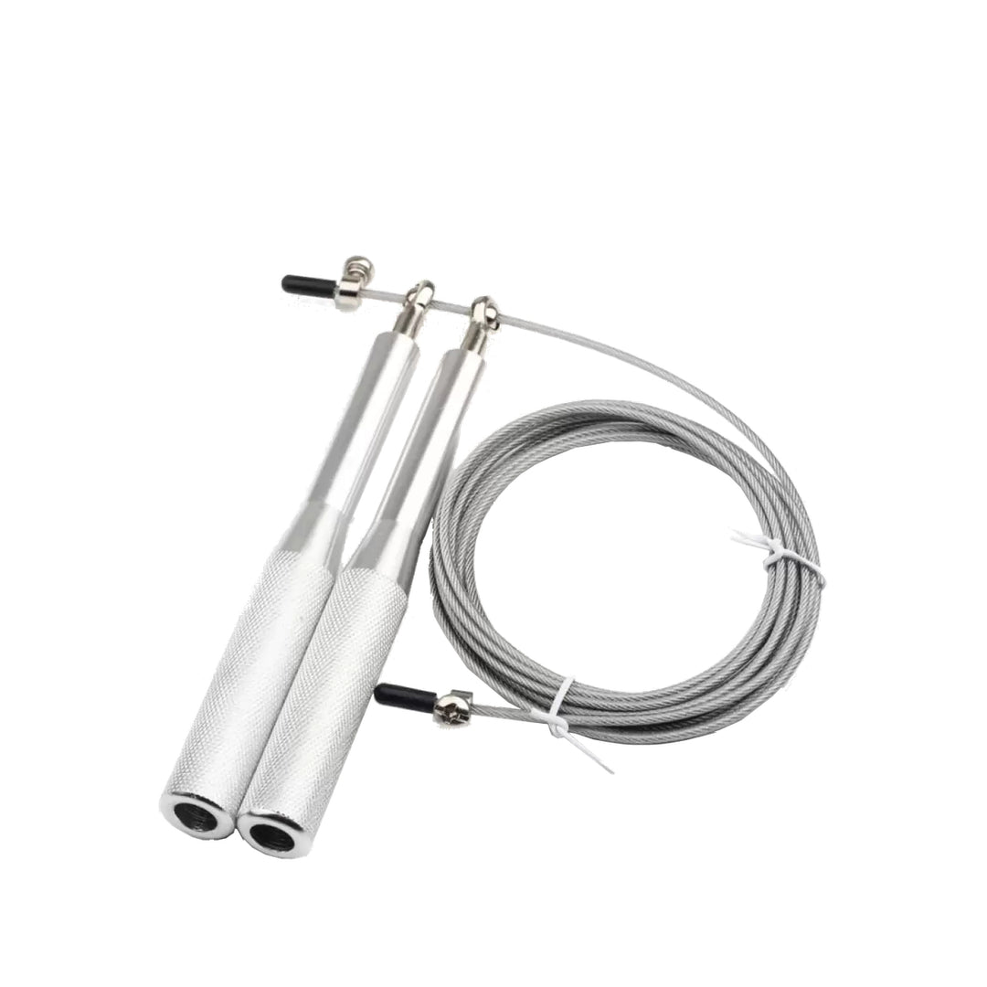 Jumping Rope Σχοινάκι Γυμναστικής Crossfit High Quality (Ασημένιο)